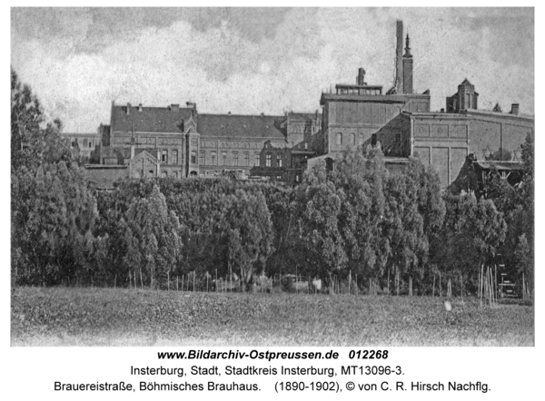 Insterburg, Brauereistraße, Böhmisches Brauhaus