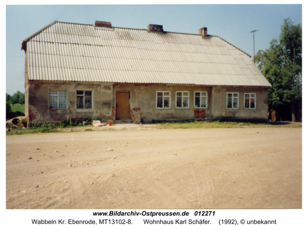 Wabbeln, Wohnhaus Karl Schäfer