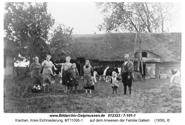 Kischen, auf dem Anwesen der Familie Gallein