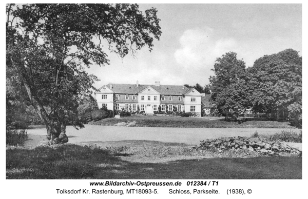 Tolksdorf, Schloss, Parkseite