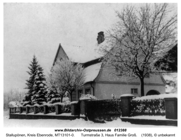 Ebenrode, Turmstraße 3, Haus Familie Groß