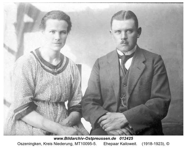 Oszeningken, Ehepaar Kailoweit