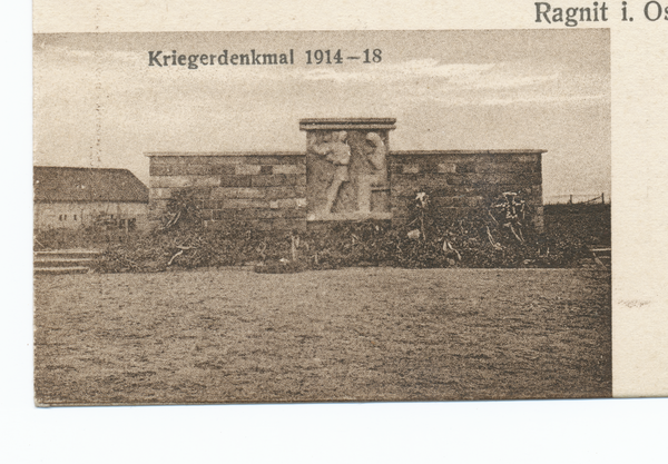 Ragnit, Kriegerdenkmal, 1914-1918