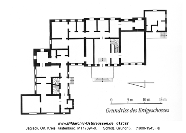 Jäglack, Schloß, Grundriß