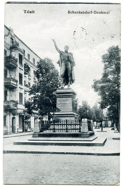 Tilsit, Schenkendorfplatz, Schenkendorf-Denkmal