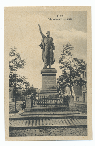 Tilsit, Schenkendorfplatz, Schenkendorf-Denkmal