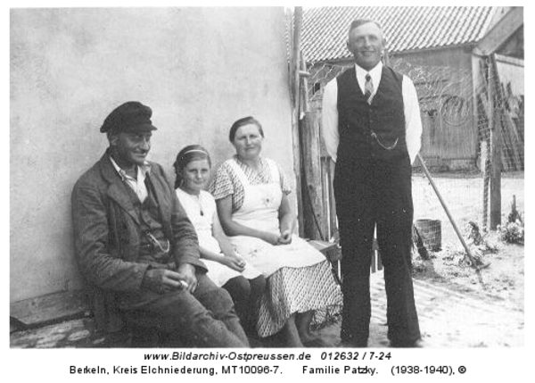 Berkeln, Familie Patzky