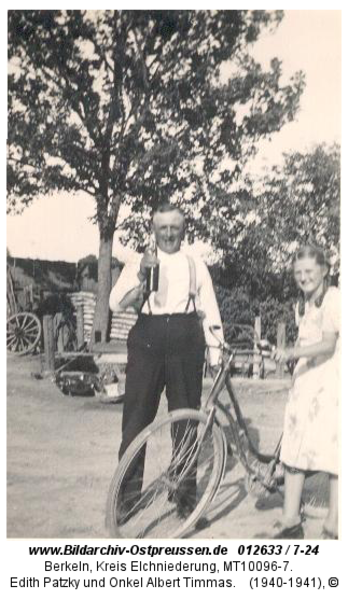 Berkeln, Edith Patzky und Onkel Albert Timmas