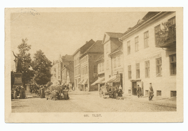 Tilsit, Schenkendorfplatz, Westseite