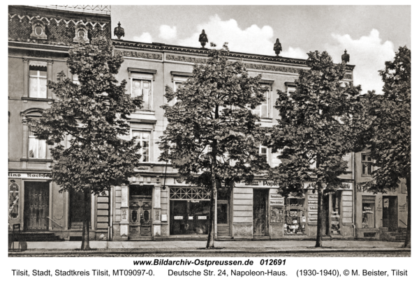 Tilsit, Deutsche Str. 24, Napoleon-Haus