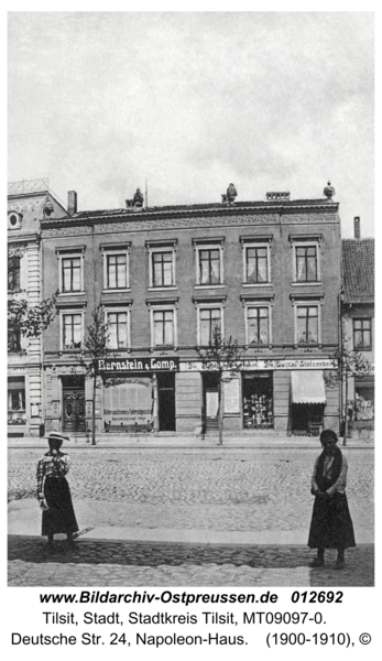 Tilsit, Deutsche Str. 24, Napoleon-Haus