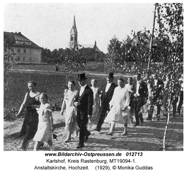 Carlshof, Anstaltskirche, Hochzeit