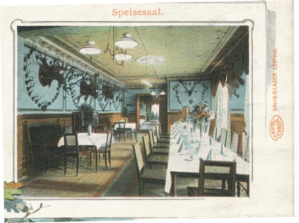 Tilsit, Hohe Str. 41, Hotel "Prinz Wilhelm von Preussen", Speisesaal