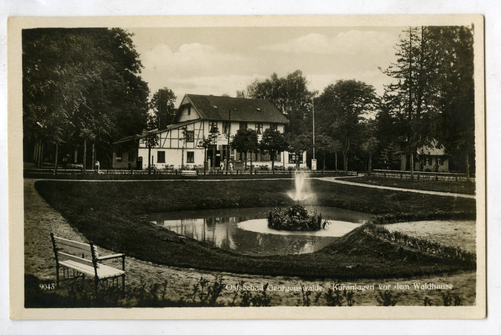 Georgenswalde, Ostseebad, Kuranlagen vor dem Waldhaus