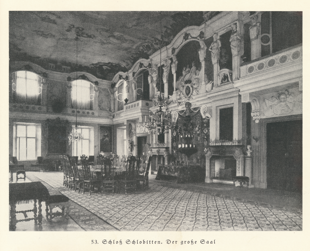 Schlobitten, Schloss, Großer Saal