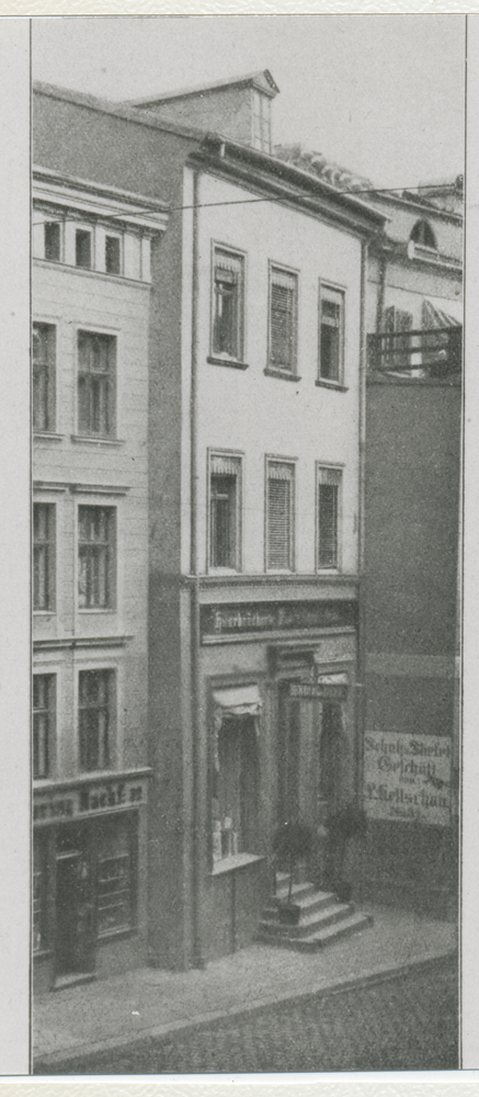 Königsberg (Pr.), Wassergasse 33, Stammhaus der Firma Berding und Kühn