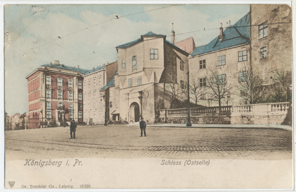 Königsberg (Pr.), Schlossplatz, Schloss, Ostseite mit Hauptwache