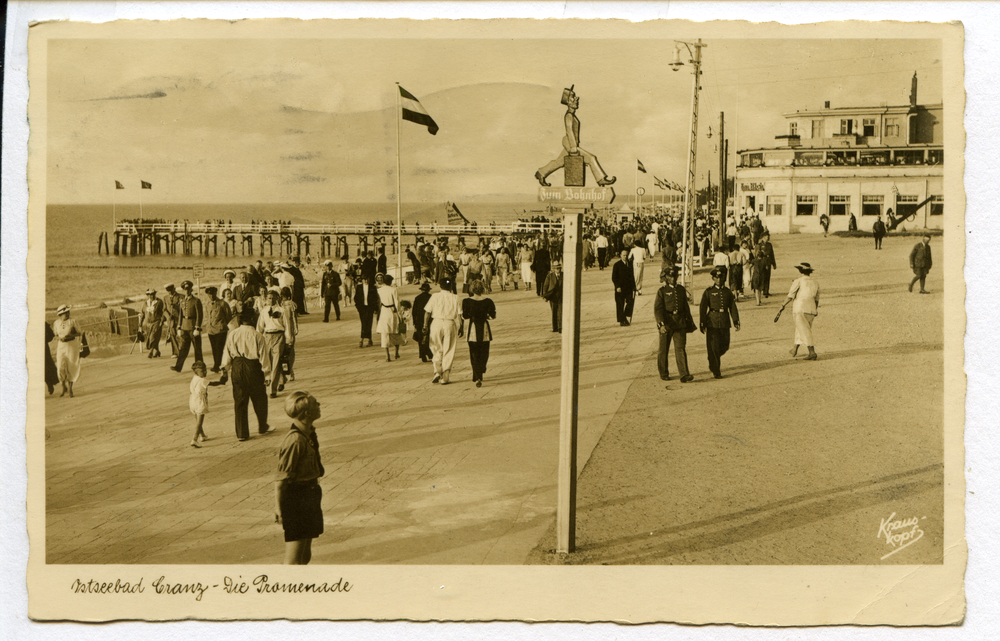 Cranz, Promenade am Seesteg