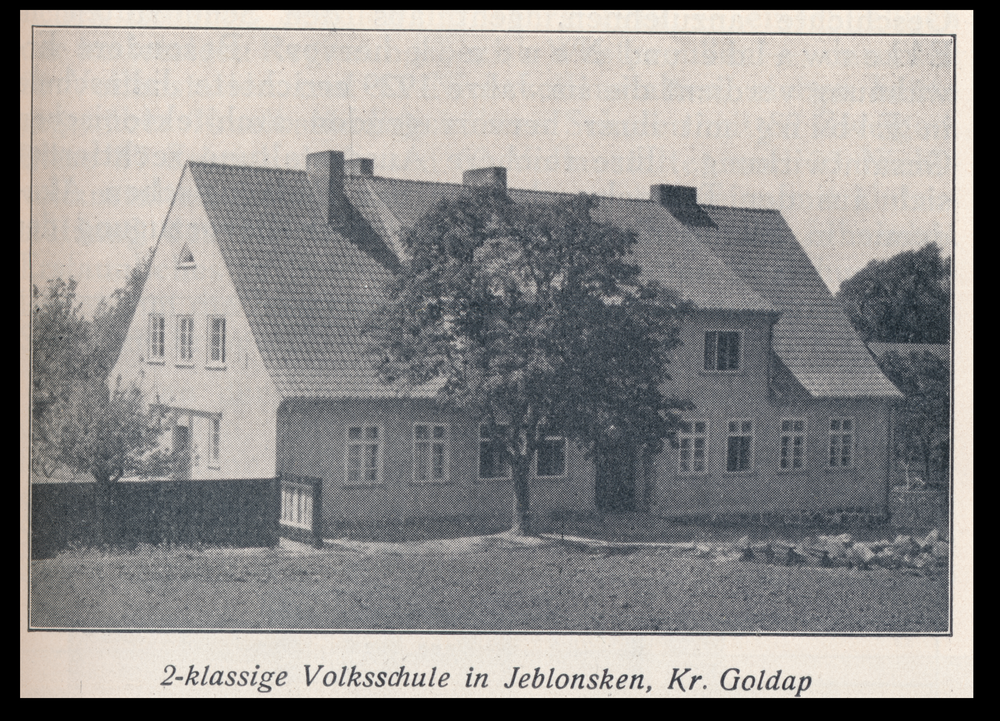 Jeblonsken, Volksschule, 2-klassig