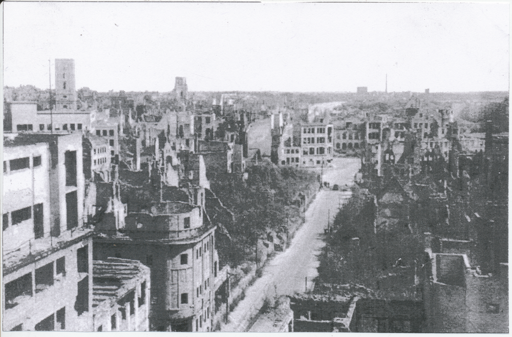 Königsberg (Pr.) (Калининград), Altstädtische Langgasse mit Blick nach Osten