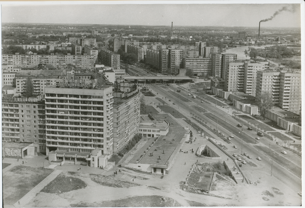 Königsberg (Pr.) (Калининград), Blick vom Haus der Räte Richtung Osten