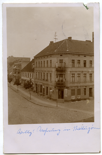 Gumbinnen, Anna Manko Maschinenstickerei in der Bismarckstraße 2