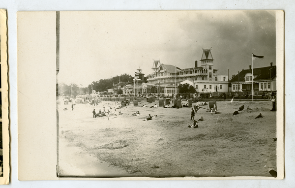 Cranz, Ostseebad, Strandleben im Juni