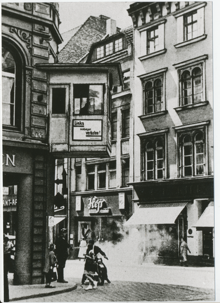 Königsberg (Pr.), Kreuzung Altstädtische Langgasse - Kantstraße - Kaiser-Wilhelm-Platz, Teilansicht