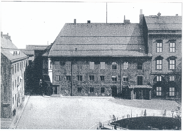 Königsberg (Pr.), Schlosshof, Ostseite