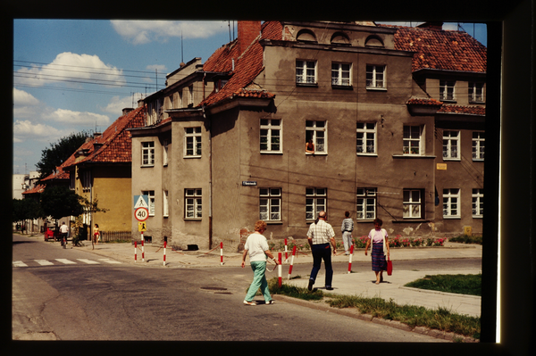 Osterode (Ostpr.) (Ostróda), Eckwohnhaus im Baustil des Expressionismus