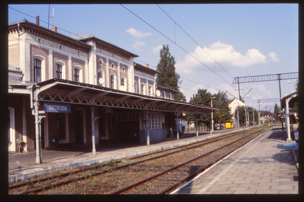 Osterode (Ostpr.) (Ostróda), Bahnhof, Gleisseite