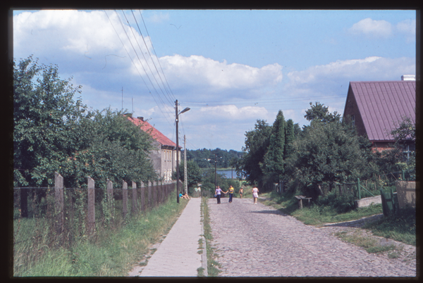 Buchwalde Kr. Osterode (Kajkowo), Dorfstraße zum Großen Zehmen See