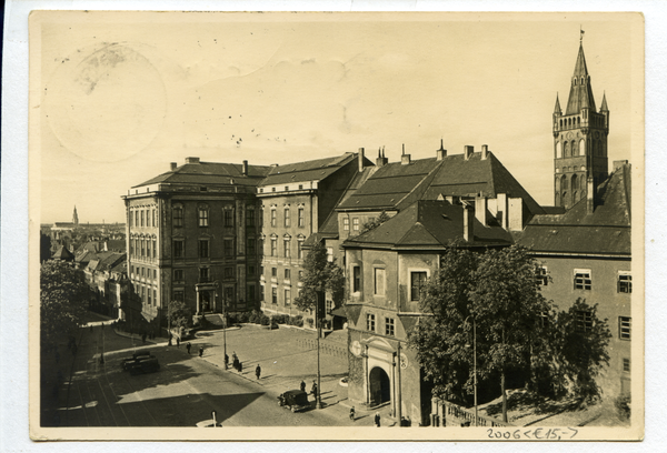 Königsberg (Pr.), Schloss, Ostseite mit Schlossplatz