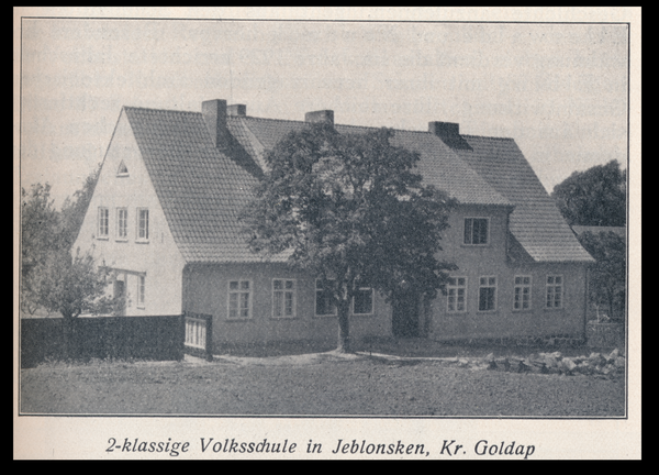 Jeblonsken, Volksschule, 2-klassig