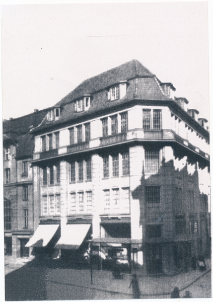 Königsberg (Pr.), Altstädt. Markt, Ehemaliges Warenhaus Nathan Sternfeld, Textilwaren