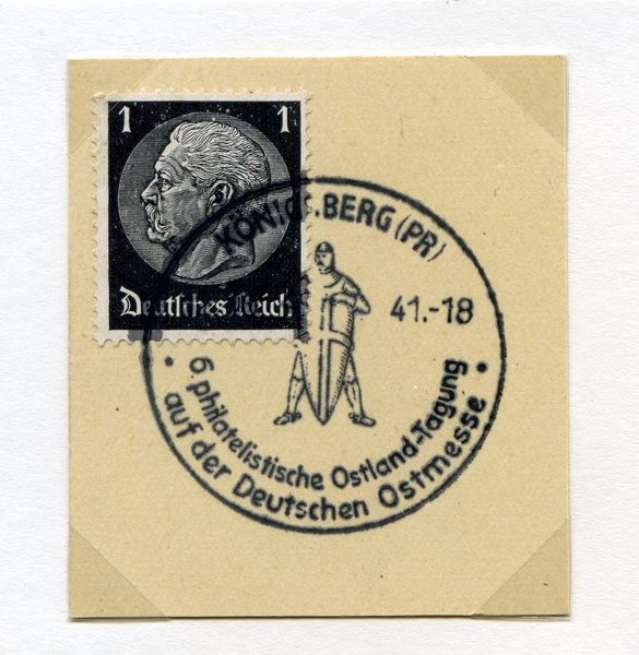 Königsberg (Pr.), Sonderstempel zur 6. philatelistischen Ostland-Tagung auf der Ostmesse