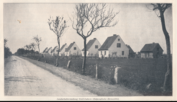 Groß Kuhren, Landarbeitersiedlung (Ostpreußische Heimstätte)