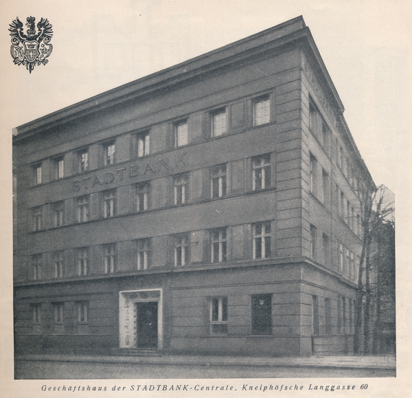 Königsberg (Pr.), Kneiph. Langgasse 60, Stadtbank Centrale