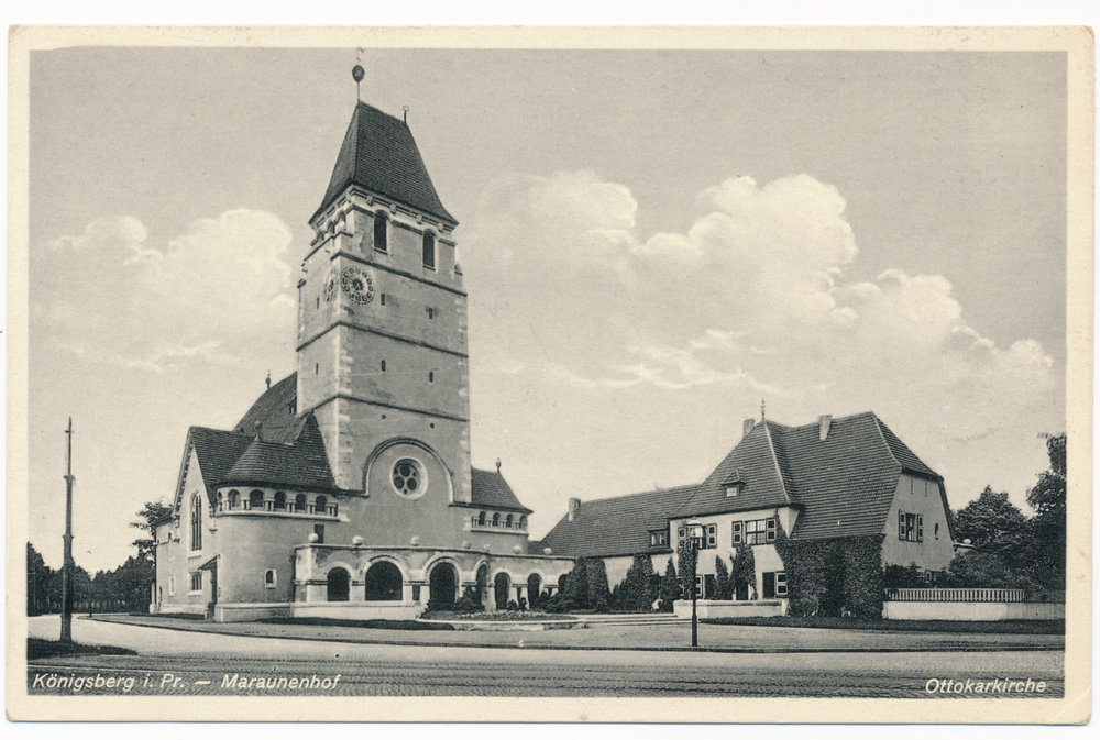 Königsberg (Pr.), Maraunenhof, Herzog-Albrecht-Allee, Herzog-Albrecht-Gedächtniskirche