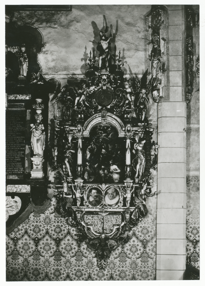 Königsberg (Pr.), Dom, Epitaph (Holz) des Oberburggrafen Wolf von Wernsdorff und seiner Gemahlin Esther von Polenz