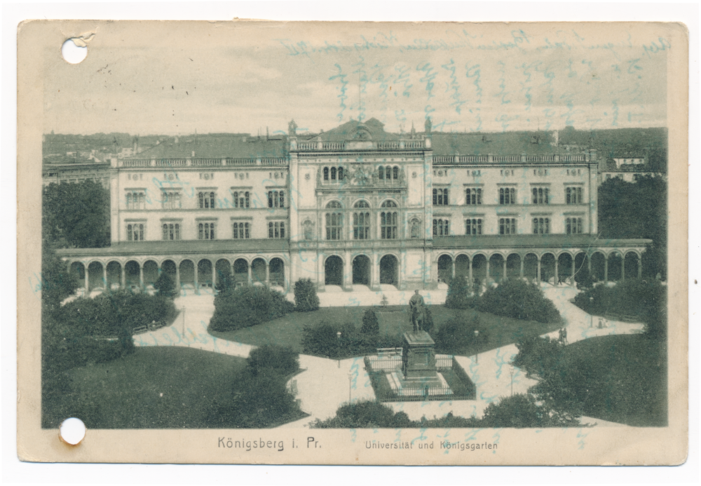 Königsberg (Pr.), Die Neue Universität und Denkmal König Friedrich-Wilhelms III.