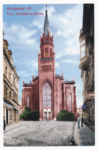 Königsberg (Pr.), Junkerstraße, Altstädtische Kirche St. Nikolaus,  Außenansicht, COLOR