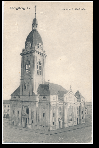 Königsberg (Pr.), Viehmarkt,  Lutherkirche