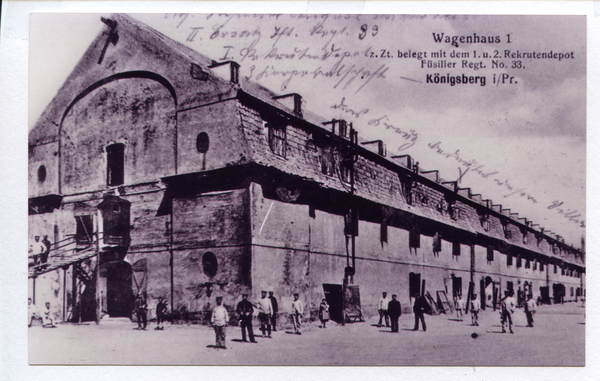 Königsberg (Pr.), Artilleriekaserne, Wagenhaus 1