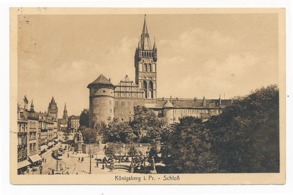 Königsberg (Pr.), Kaiser-Wilhelm-Platz und Schloss