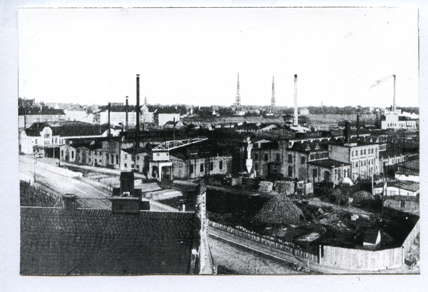 Königsberg (Pr.), Blick auf die Waggonfabrik Steinfurt am Holsteiner Damm