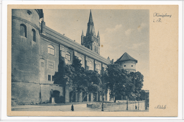 Königsberg, Schloss, Westseite