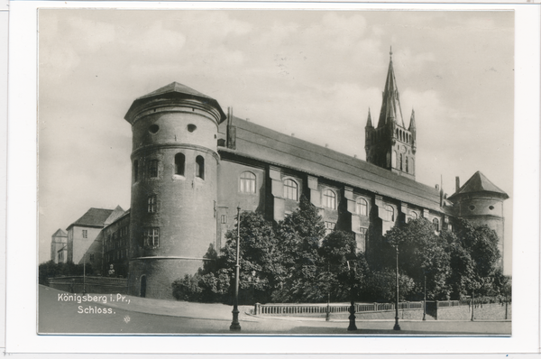 Königsberg, Schloss, Westseite