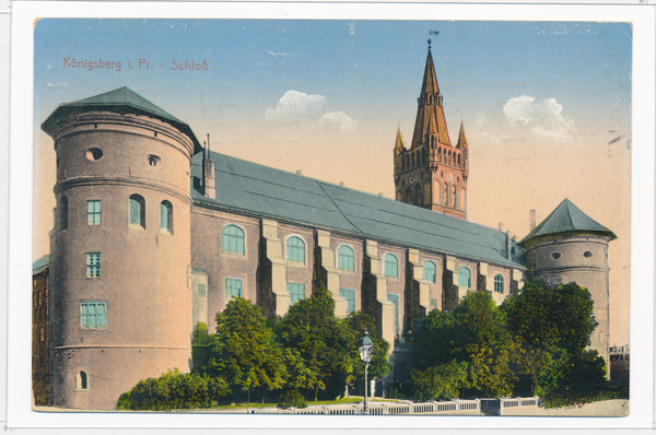 Königsberg, Schloss, Westseite