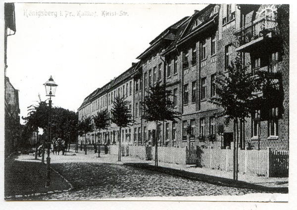 Kalthof Stadtkr. Königsberg, Blick in die Kleiststraße